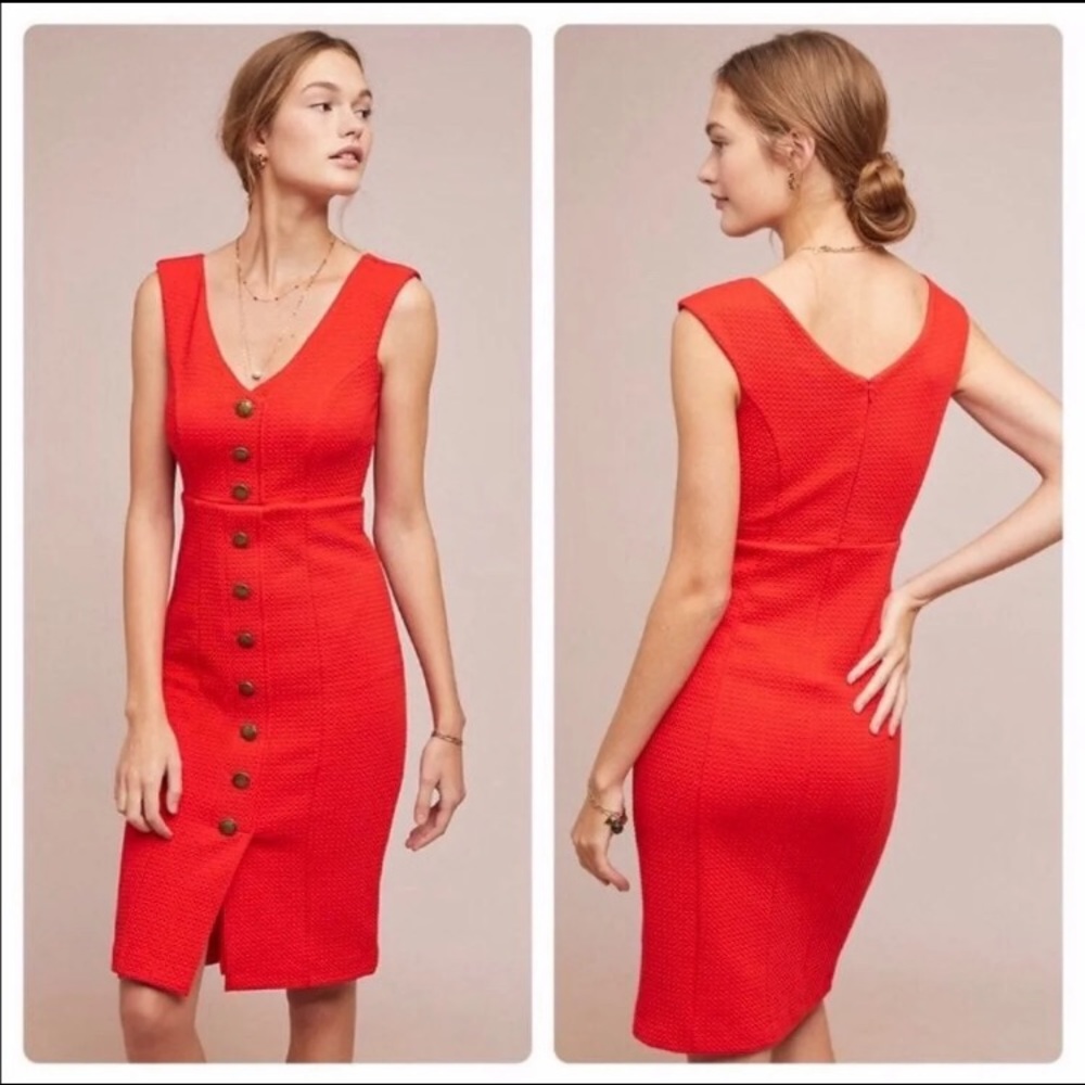 NWT Anthropologie Maeve Button Down Dress-L